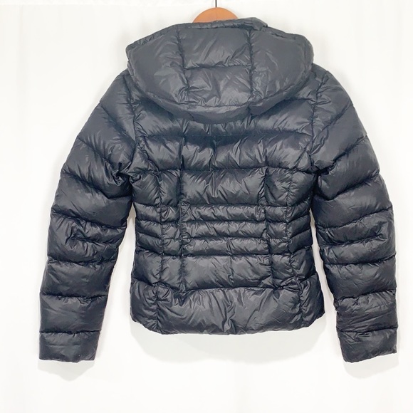 Timberland Black Down Hooded Jacket Medium - Picture 6 of 10